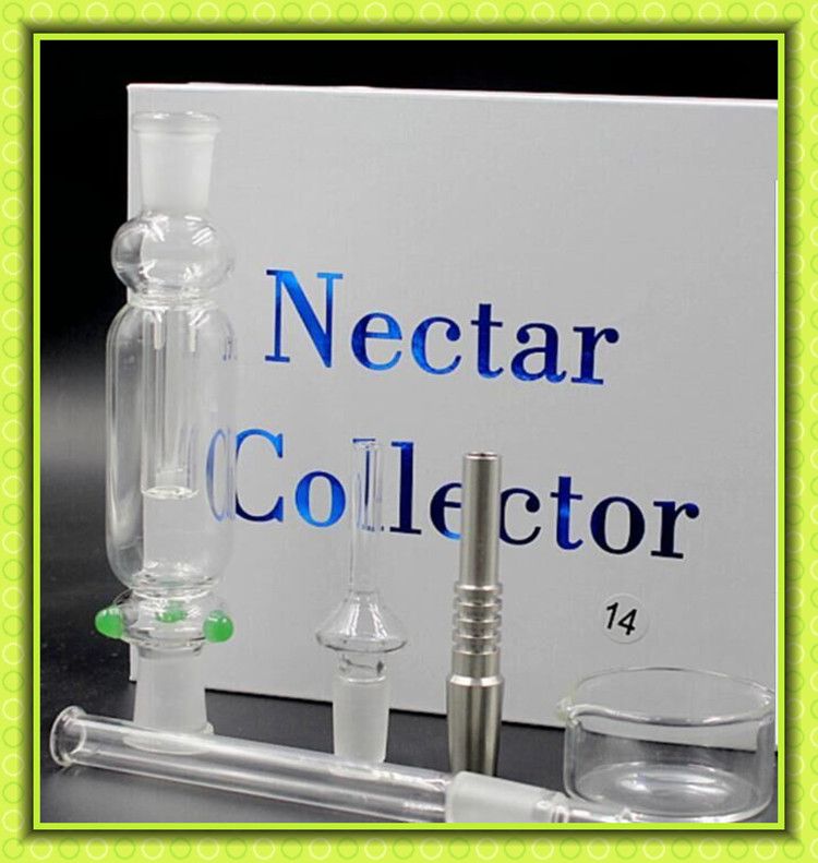 Nectar Collector Kit Honey Straw 2.0 Both Quartz Trip & Titanium Nail