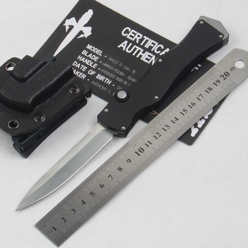 Microtech HALO IV Prototype Rev.II S/N Folding Tactical Knives D2 Blade