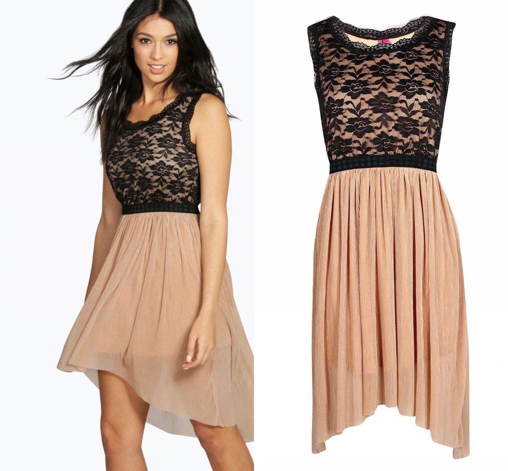 Simple Black Gold Cocktail Dresses Short Cheap Jewel Lace High Low