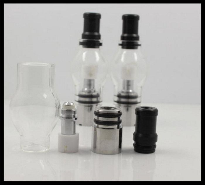 V5 Glass Dome Atomizer Wax Attachment Vaporizer Quartz Ceramic Rod Coil