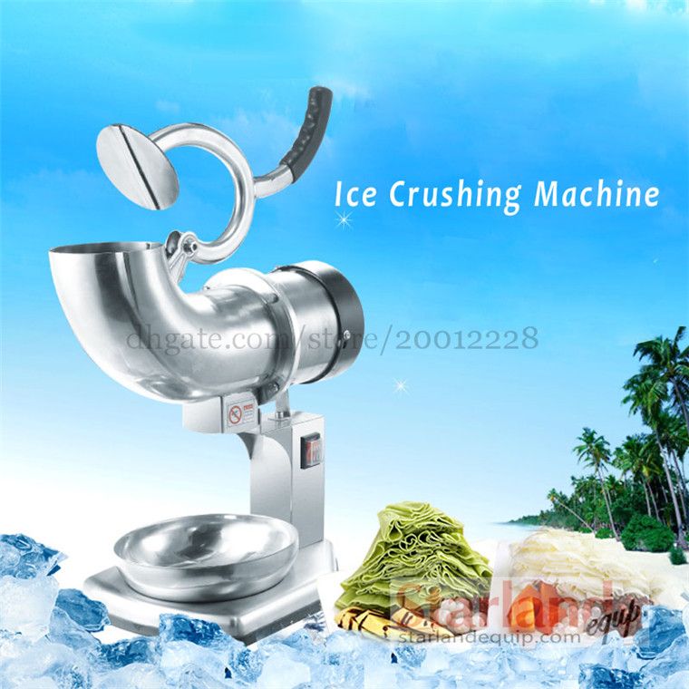 Electric Ice Crusher Machine Stainless Steel Ice Chopper Crushed Ice