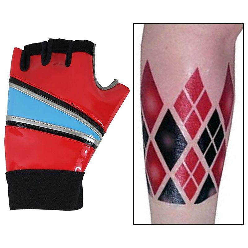 WholesaleHarley Quinn Gloves Suicide Squad Handwear Pleather Glove