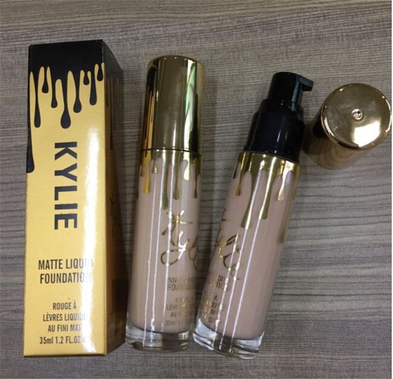 2016 Makeup Kylie Cosmetics Face Powder Foundation Professional Matte Liquid Foundation Dhl