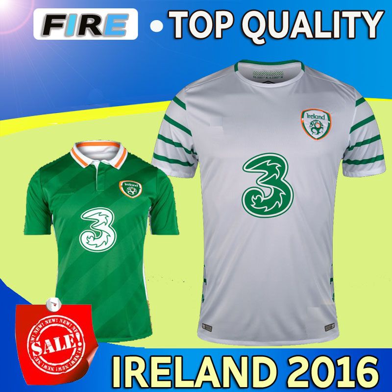 2017 2016 17 Irish Soccer Jerseys Home Blue Jersey 2016 17 European Cup