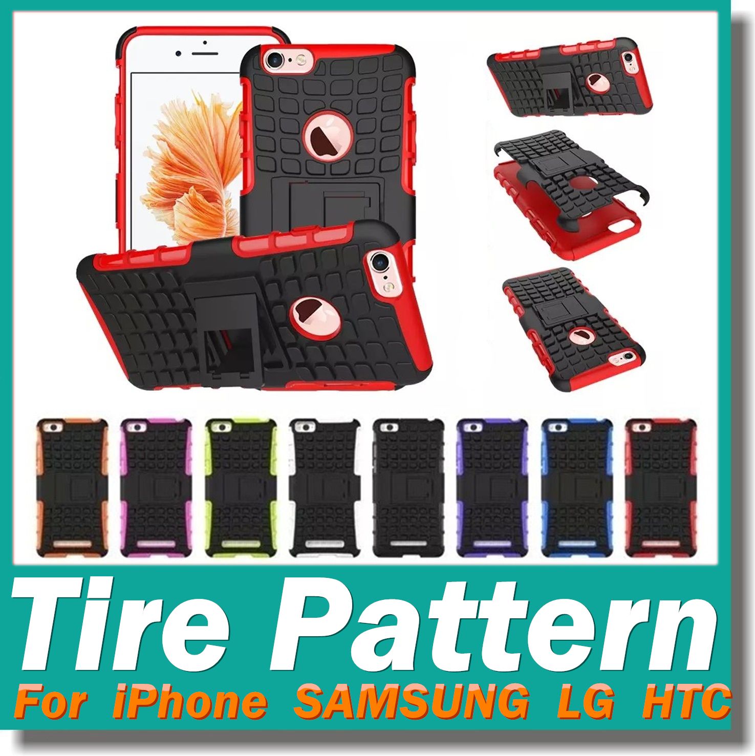 Spider Heavy Duty Tire Pattern Armor Hybrid Cover Hard Case For Lg G5