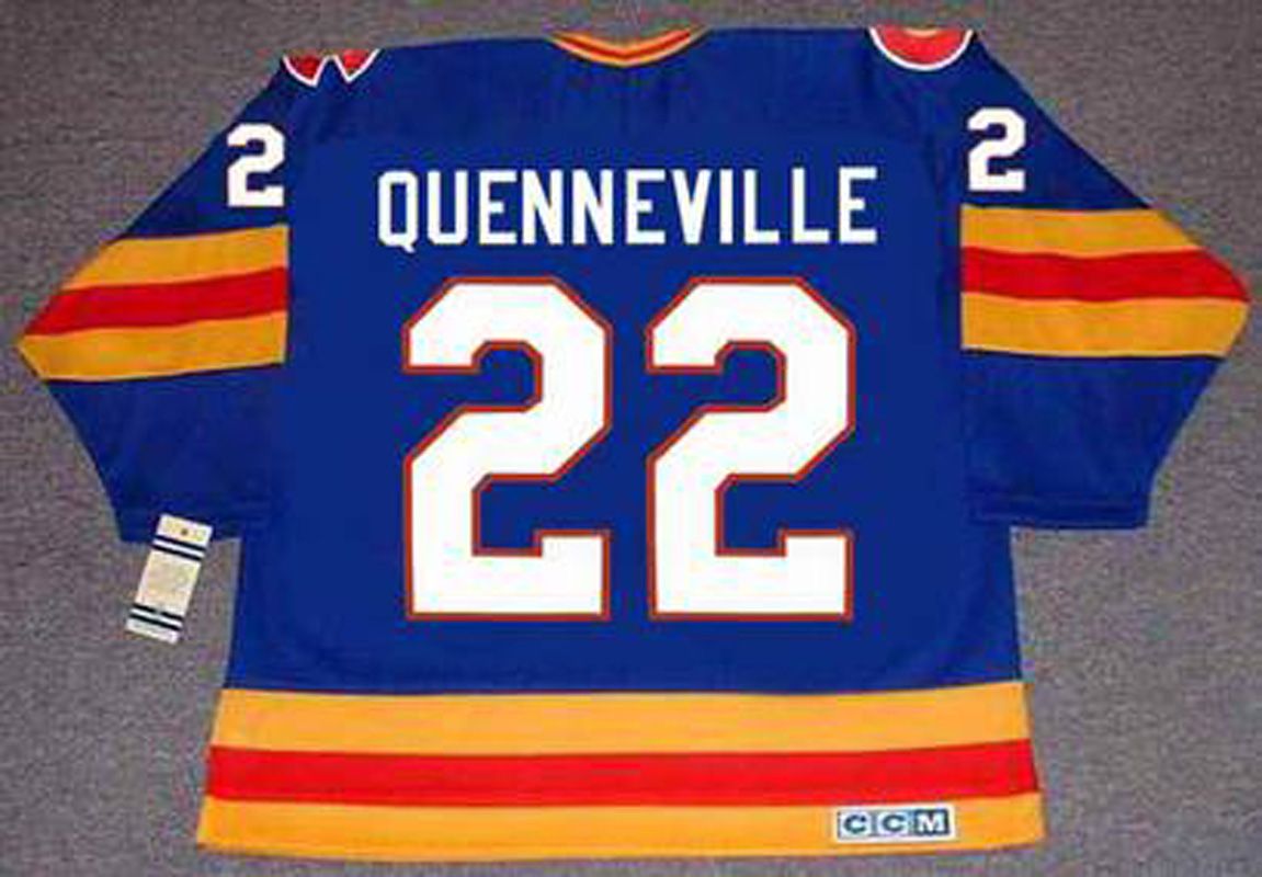 ado Rockies 1980 Throwback Jersey Mens 22 Joel Quenneville Blue Ccm