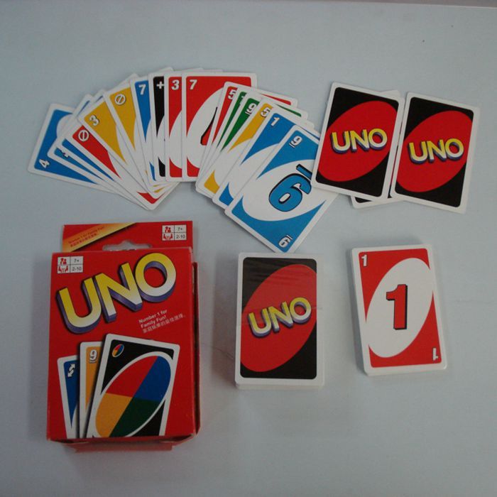 Uno Card Game Playing Card Family Funny Entertainment Board Game Uno