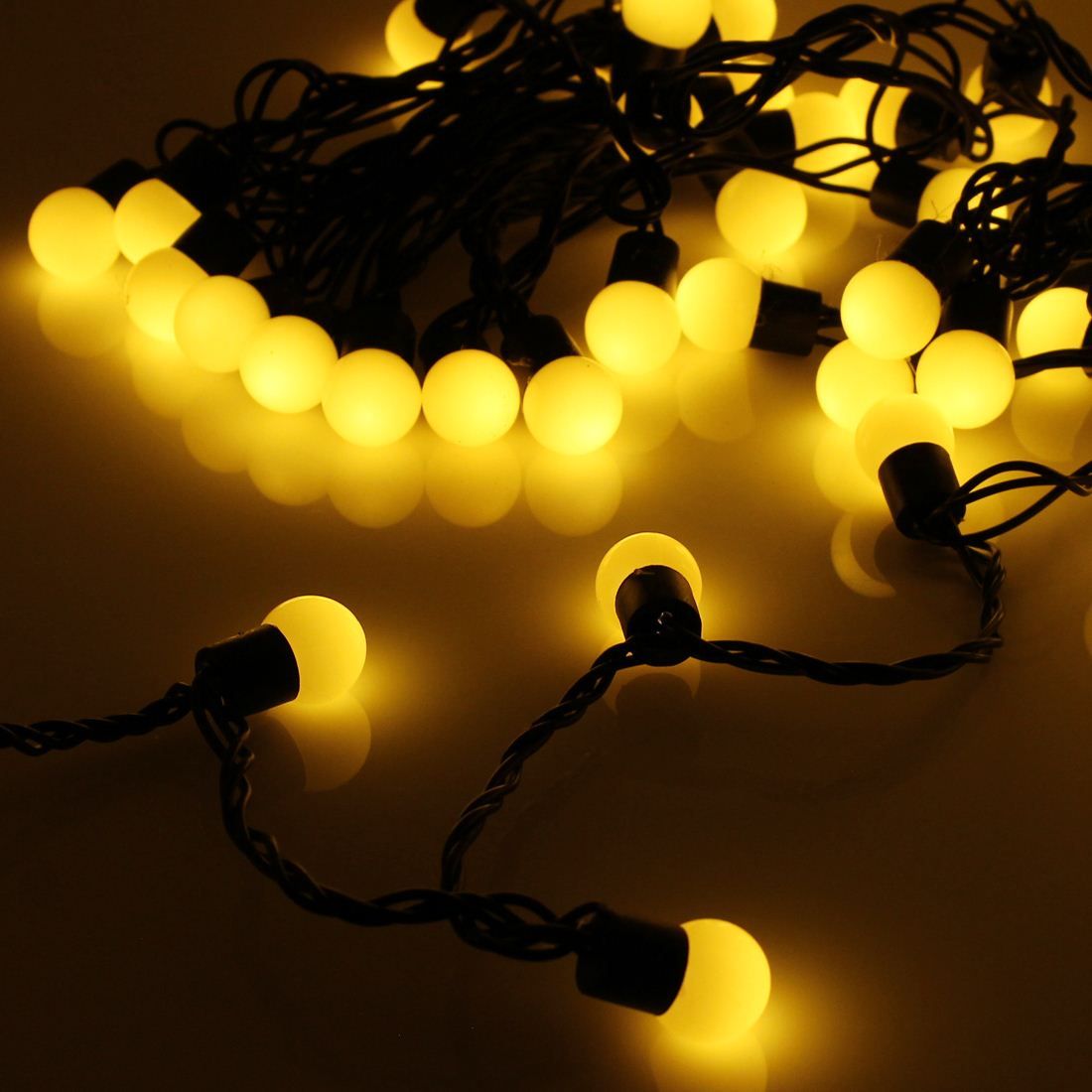 Best Quality Christmas 5m 50led Ball Shape Fairy String Lights Wedding Party Decor Led Strip Eu ...