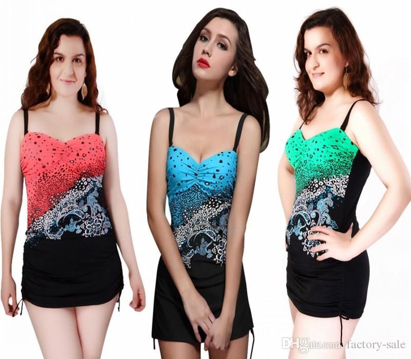 Discount 2016 New Cheap Women&#39;S Elegant Spaghetti Straps One Piece Swimwear Plus Size Swim ...