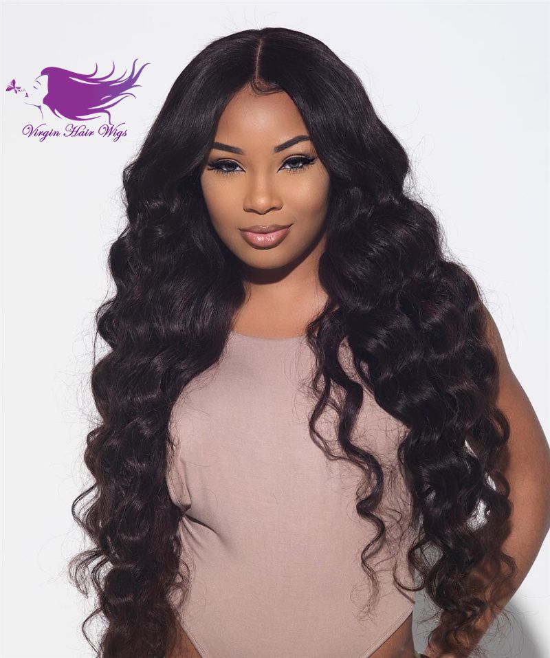 8A Full Lace Human Hair Wigs For Black Women Brazilian Hair Wig Body Wave Lace Front Human Hair