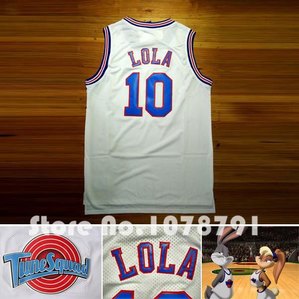 2017 Lola Bunny 10 Space Jam Jersey,Lola Basketball Jerseys Looney ...