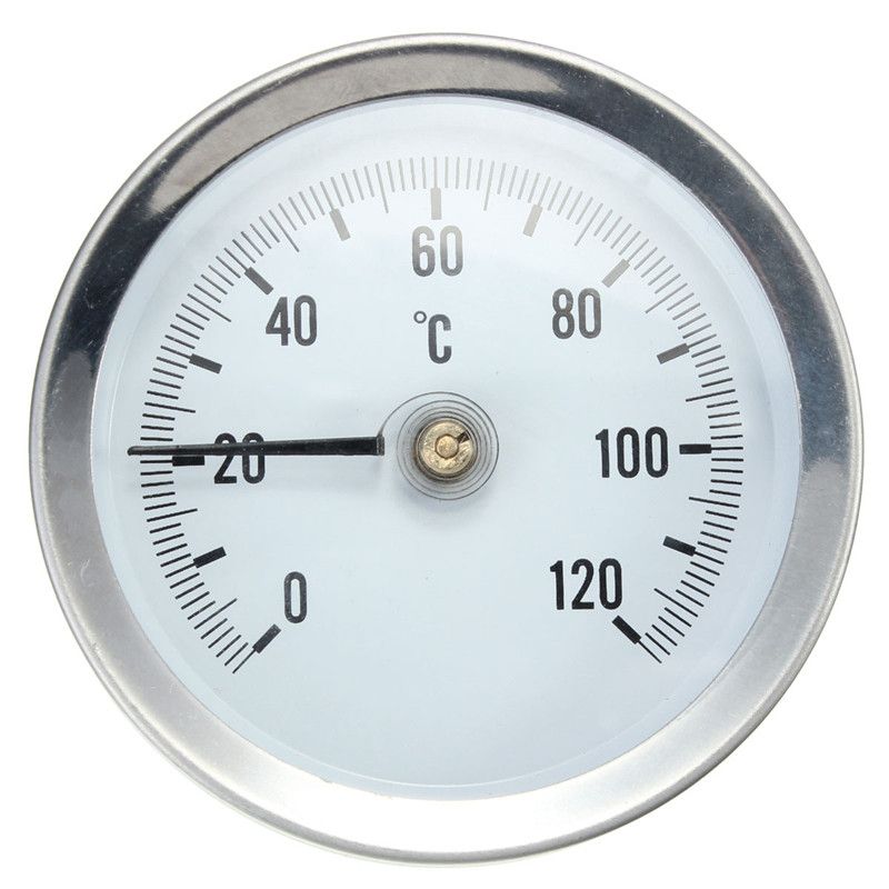 2016 Clip On Pipe Thermometer Temperature Gauge 0 120celsius For Home