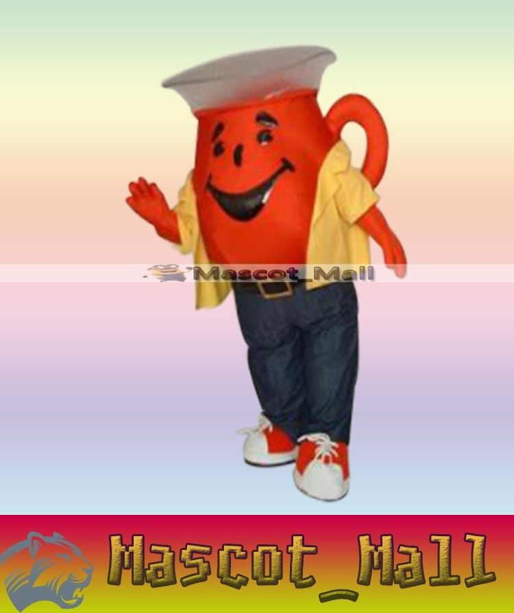 Mall603 Professional Kool Aid Man Teapot Mascot Costume Carnival Costumes School Fancy Dress