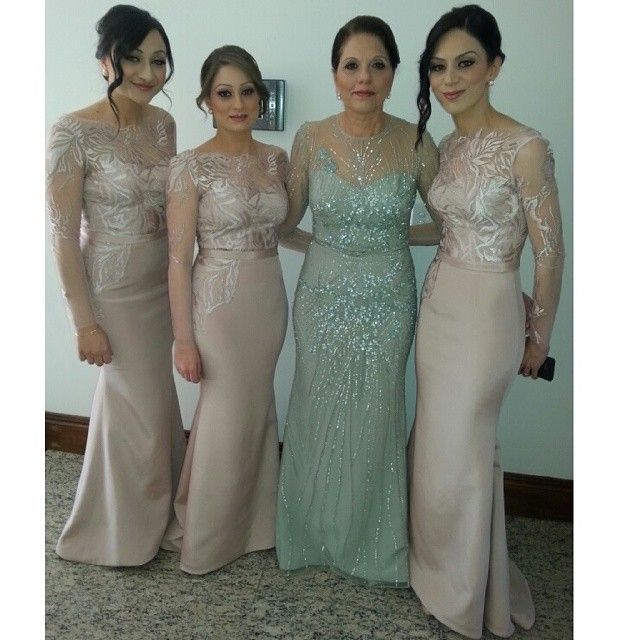 Wedding Guest Dress Mermaid Rose Gold Bridesmaid Dresses