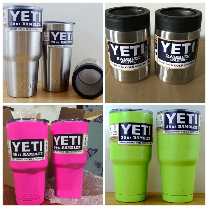 Yeti Colorful Hot Selling 30oz 20oz 12oz Rambler Tumbler Bilayer