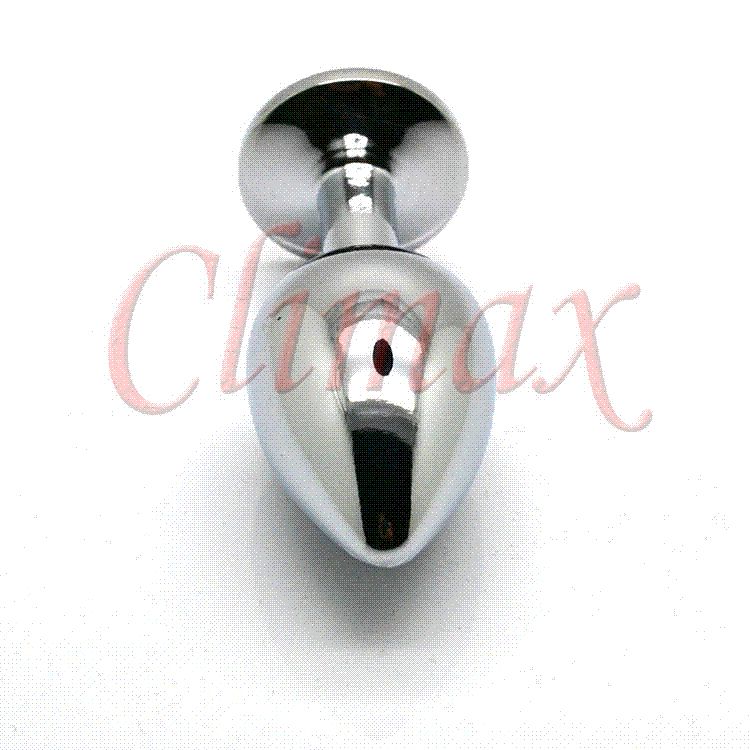 Random Colors Mini Metal Anal Toys Butt Plug Booty Beads Stainless Steel Crystal Jewelry
