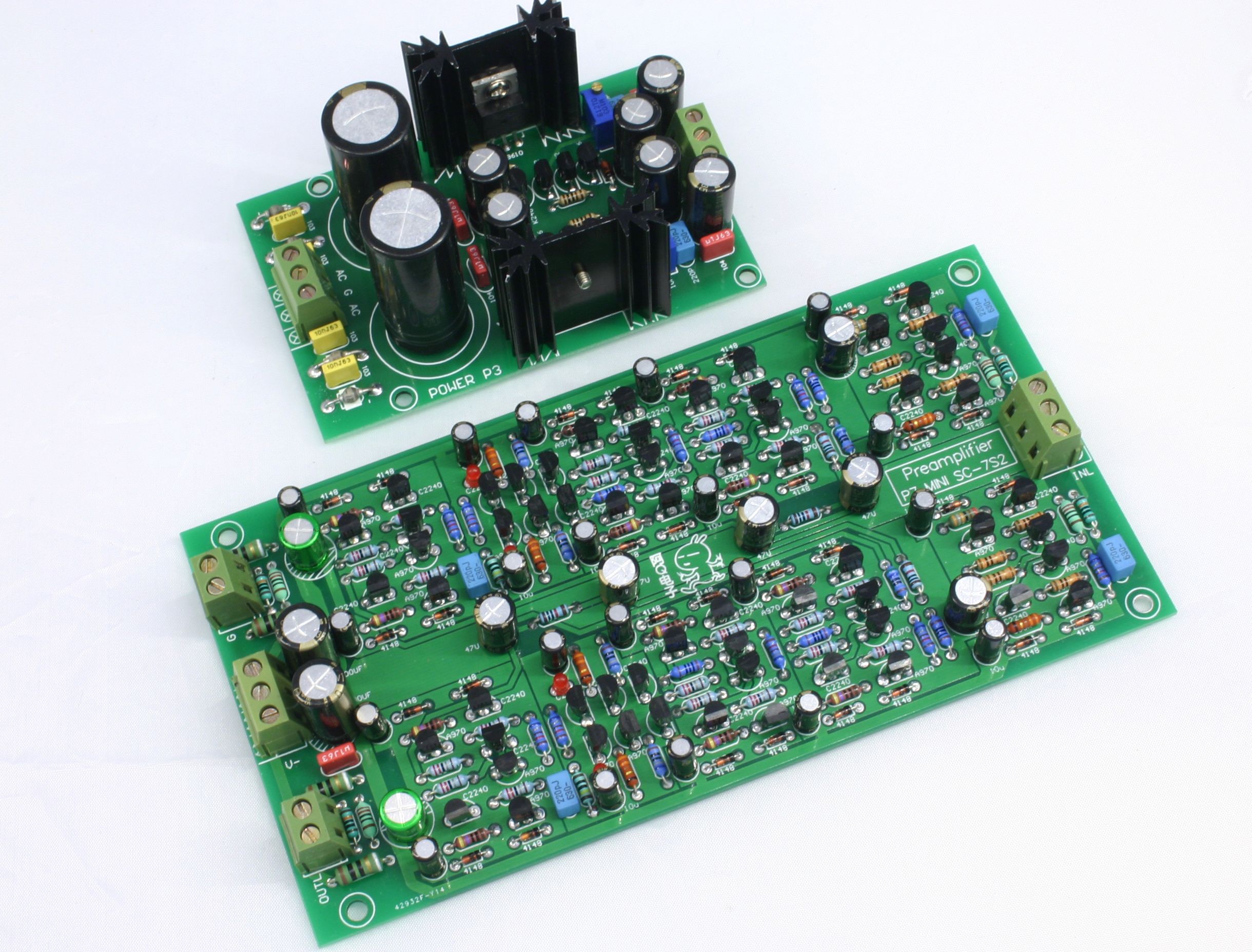Preamplifier Hifi Amplifier Pre Amp + Power Supply Assembled Board