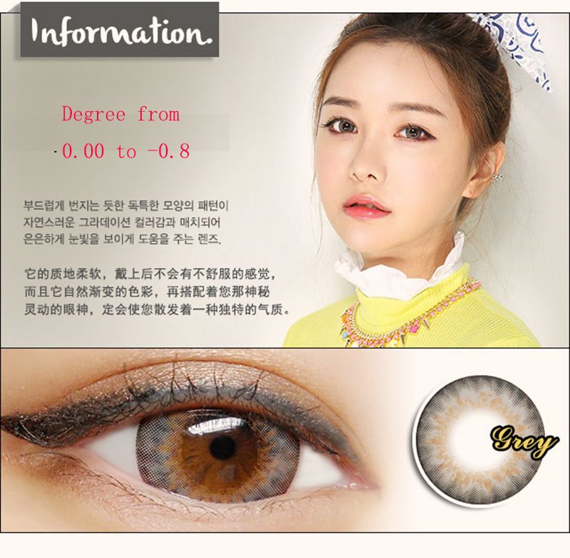 With Degree Color Contact Lenses Prescription Contact Lenses Contact