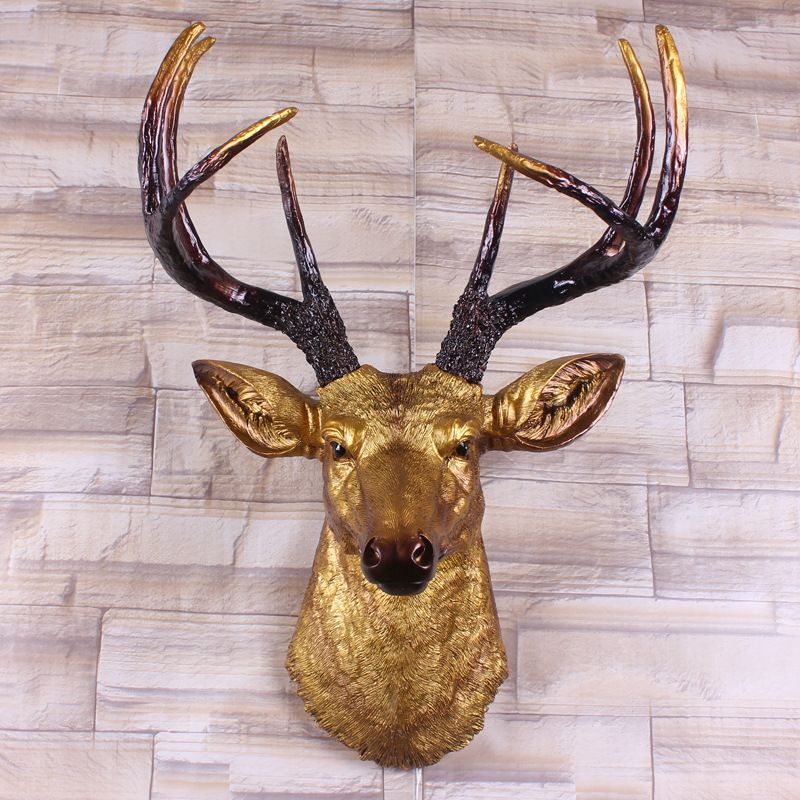 White Deer Head Wall Decor big size gold deer head wall decor | stag head wall mount | animal White Deer Head Wall Decor big size gold deer head wall decor | stag head wall mount | animal