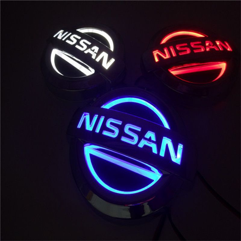 2017 5d led car logo light for nissan 10 6x9 0cm badge led nissan altima light up emblem