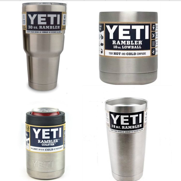 12 Oz 10oz Yeti Colster Rambler Cup Can 20 30 10 Oz Lowball Stainless