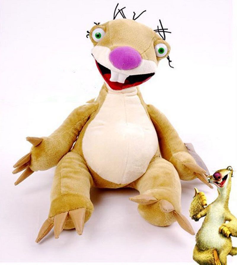 sid the sloth cuddly toy