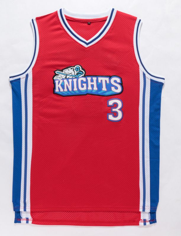 2017 2016 New Style Like Mike Movie Jersey Knights Team 3 Cambridge
