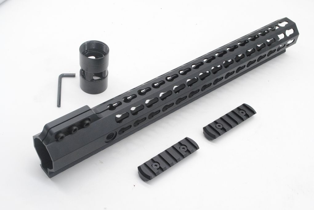 Tactical Ultralight 15 inch Key mod Picatinny Rail for AR15 M4 M16 Free