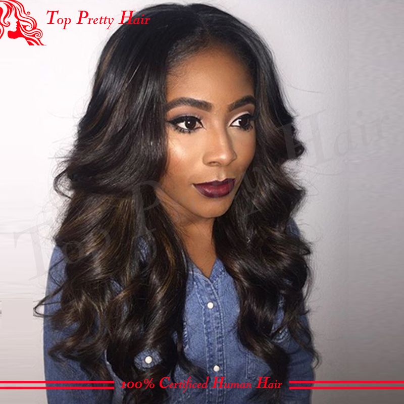Affordable Full Lace Wigs Body Wave Human Hair Lace Front Wig Glueless 100 Brazilian Hair Full