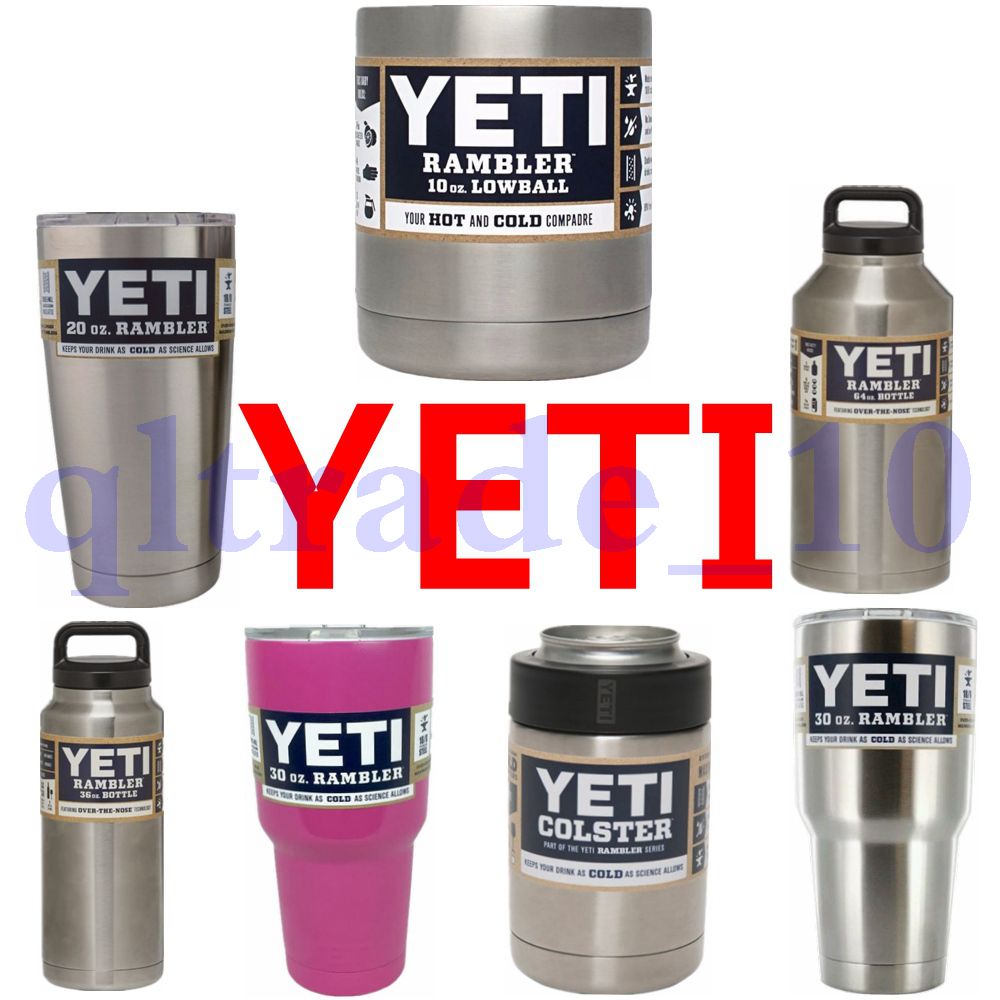Yeti Rambler Tumbler Cups Drinkware Series 20 Oz 30 Oz 10 Oz Colster 18