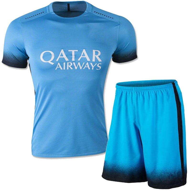 World Cup Soccer Jersey Qatar Airways Naymar Soccer Jersey Soccer Shorts Uniforms Mens Sports