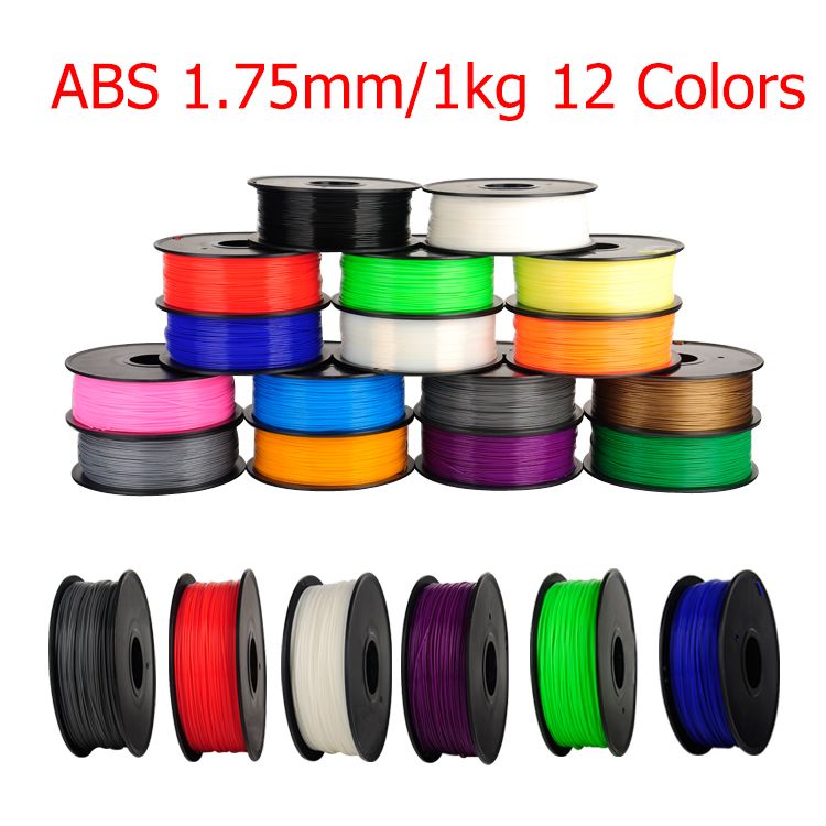2017 Different 3d Printer Filament 1.75mm/3mm Abs Printer ...