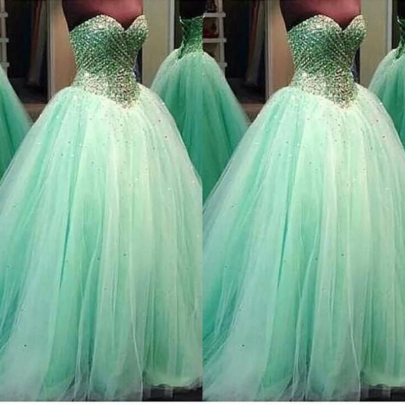 Mint Green Quinceanera Dresses 2016 Real Photos Sweetheart Prom Ball