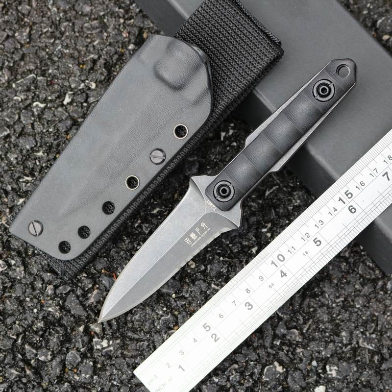 D2 Steel Fixed Blade G10 Handle Hunting Knife Tad Camping Knife