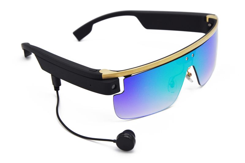 720p Camera Wifi Connection Live Stream Smart Glasses With App, Video