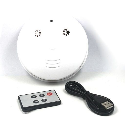 2017 Hd Smoke Detector Spy Camera Remote Control 720p Security Dvr