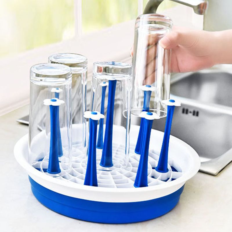 2017 5 Style Plastic Cup Holder Glass Mug Storage Holder With Tray