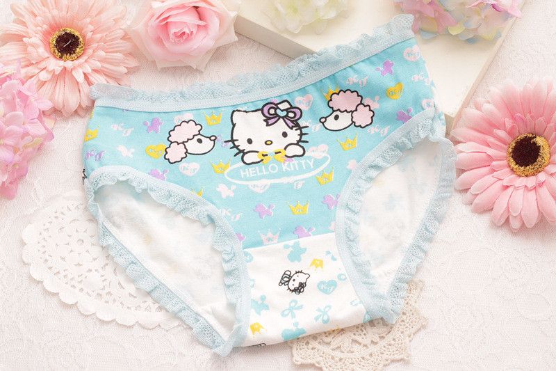 Online Cheap Fashion Baby Girl Hello Kitty Underwear Cotton Panties