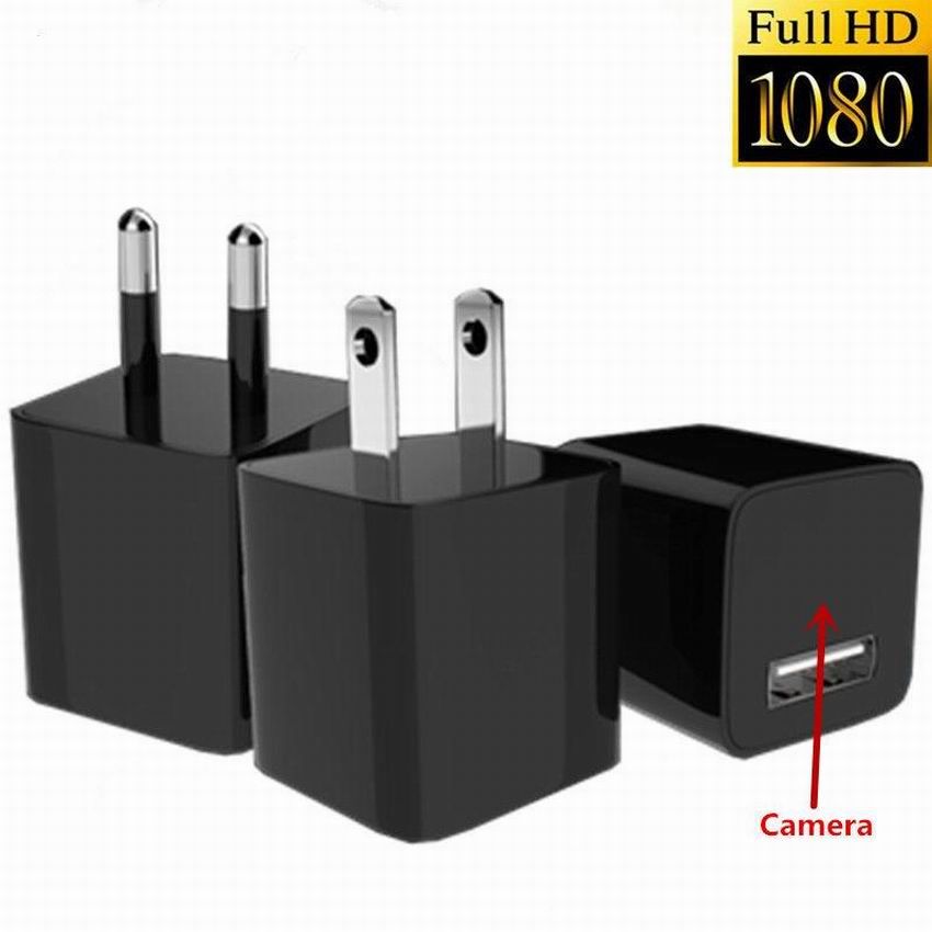 8gb Mini Spy Ac Adapter Hidden Camera Usb Phone Charger Camera Full Hd