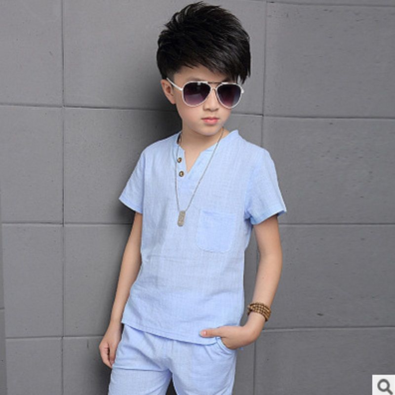 2017 Children'S Clothing Sets New 2016 Summer Big Boy Clothing Set