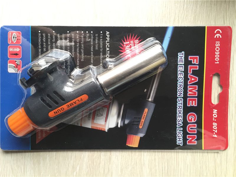 2017 Gas Torch Fire Starter Flame Gun Gas Torch Auto Ignition Butane