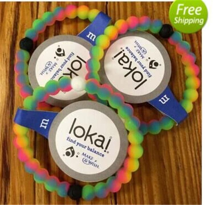 New Neon Lokai Bracelet Make A Wish Original Tag Mud From Dead Sea Snow