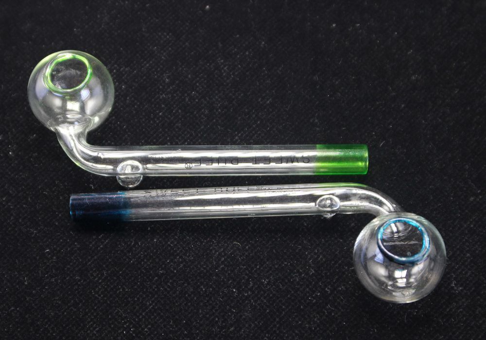 2017 Dhl Glass Curved Oil Burner Glass Pipes Curved Glass Oil Rig