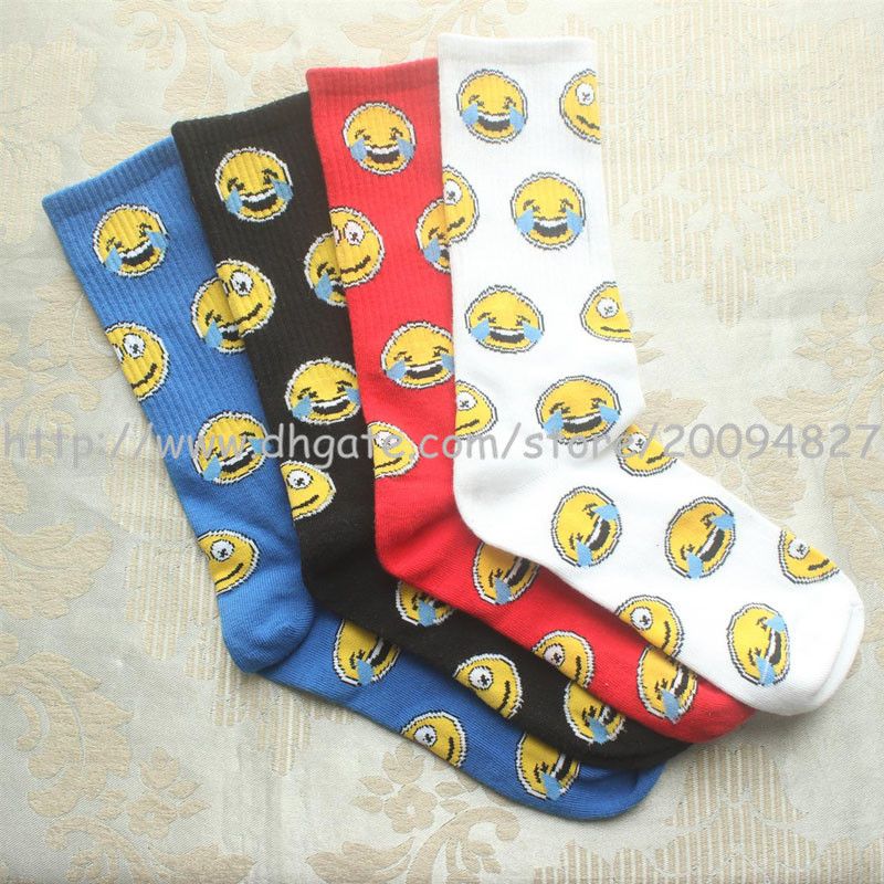Free shipping qq expression emoj cartoon socks emoji fashion men's