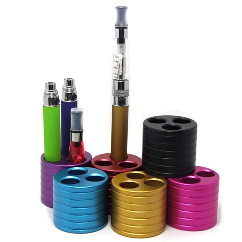 Three Holes Electronic E Cigarette Vape Tray Charger E Cig Ego Evod Battery Holder E Cigarettes