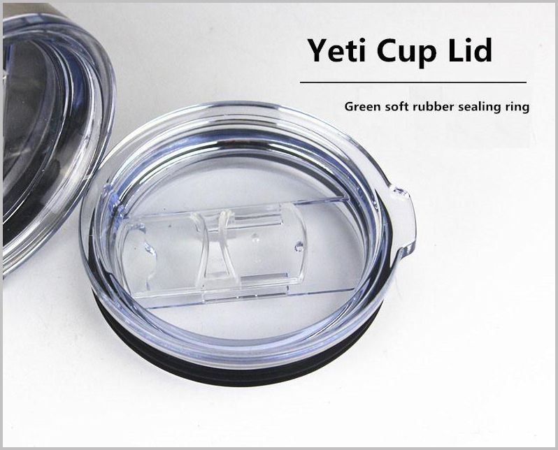 2017 Yeti Rambler Tumbler Spill Proof Cups Lids Splash Crystal Clear