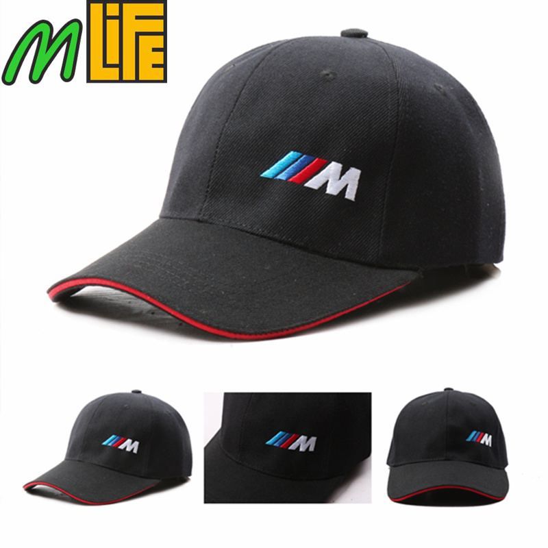 Black Cotton M Logo M Performance Car Baseball Hat Sport Hat For Bmw ...