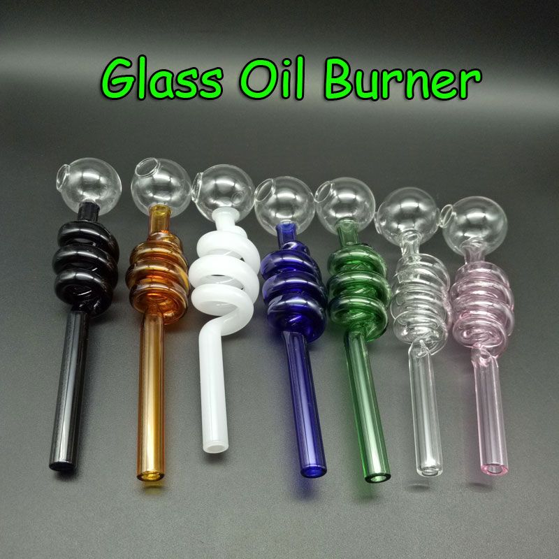 Wholesale Glass Oil Burner Pipe Cheap Colored Glass Water Pipe Bubbler