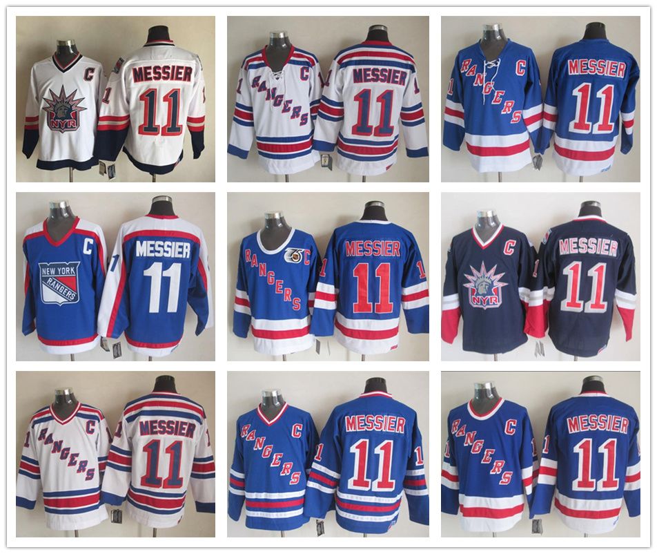 2017 Mark Messier Jersey Nhl Ice Hockey New York Ny Rangers Jerseys