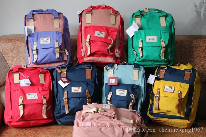 Doughnut Unisex Waterproof Backpack Leisure Travel Bag Outdoor Backpack Vintage Fashion Men'S